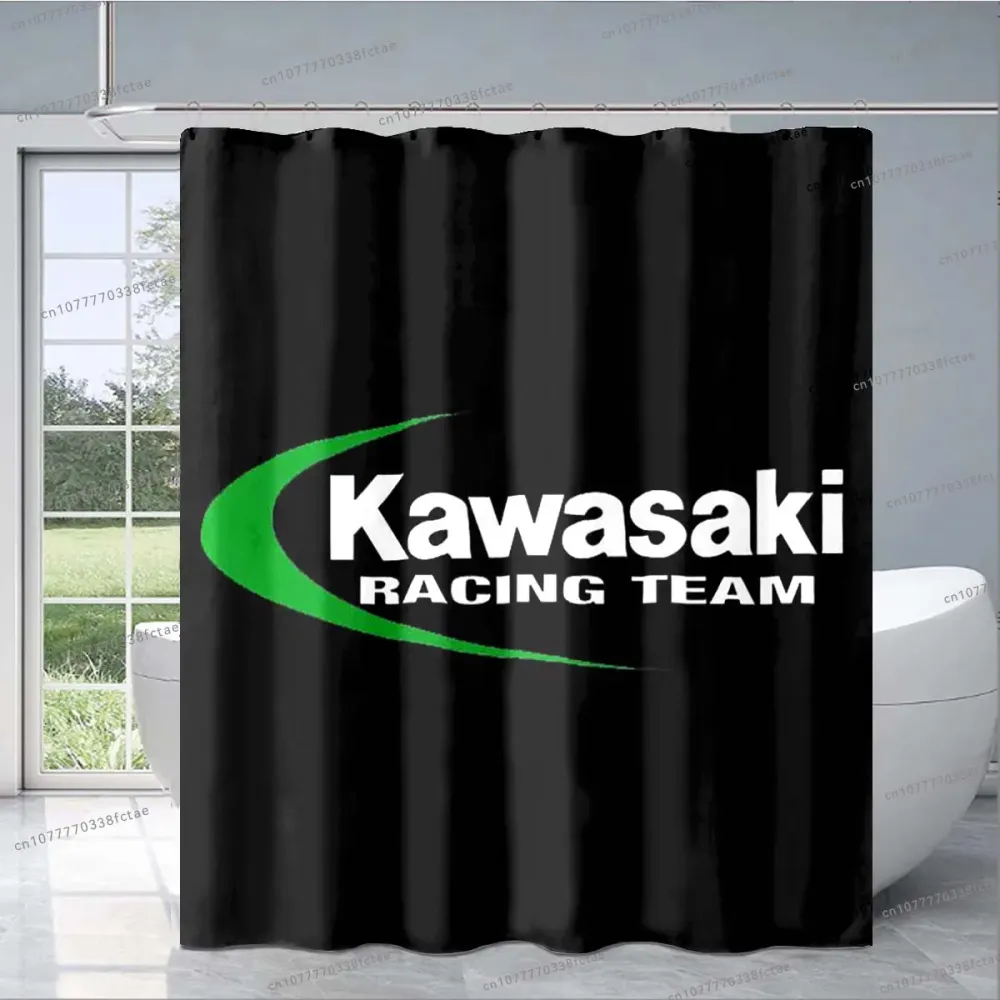 Rideau de Douche Moto Kawasaki Racing Team Antre du Motard