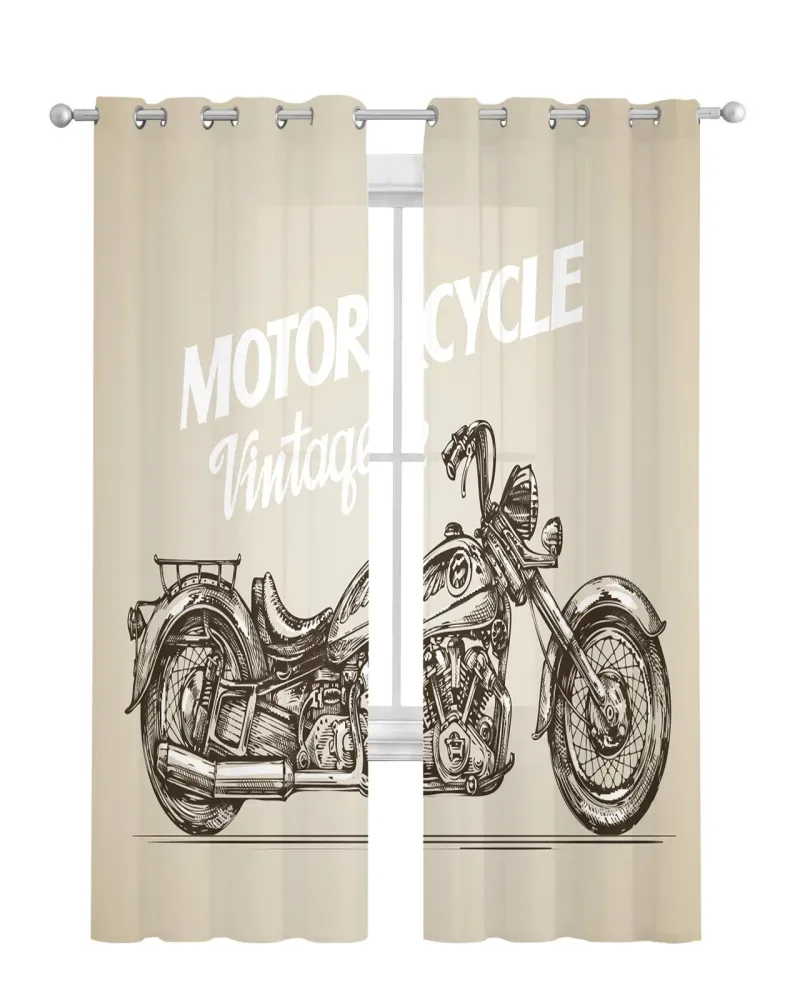 Rideau Motif Moto Antre du Motard