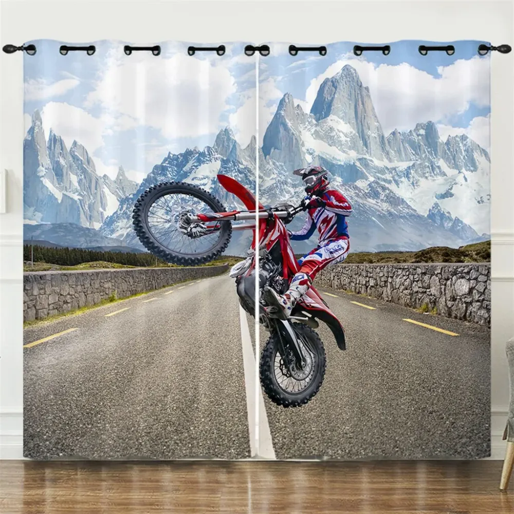 Rideau Moto Cross en Equilibre Antre du Motard
