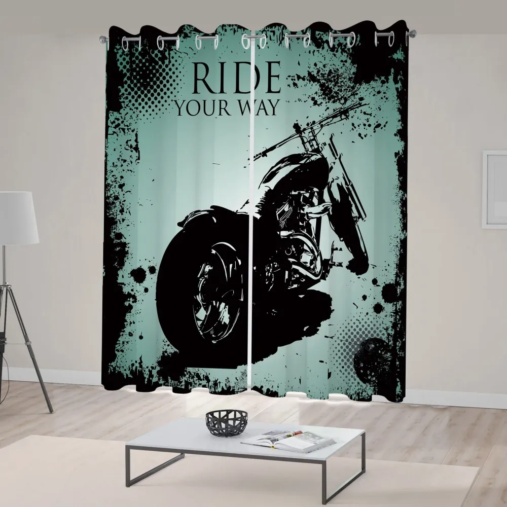 Rideau Moto Bécane de Biker Antre du Motard