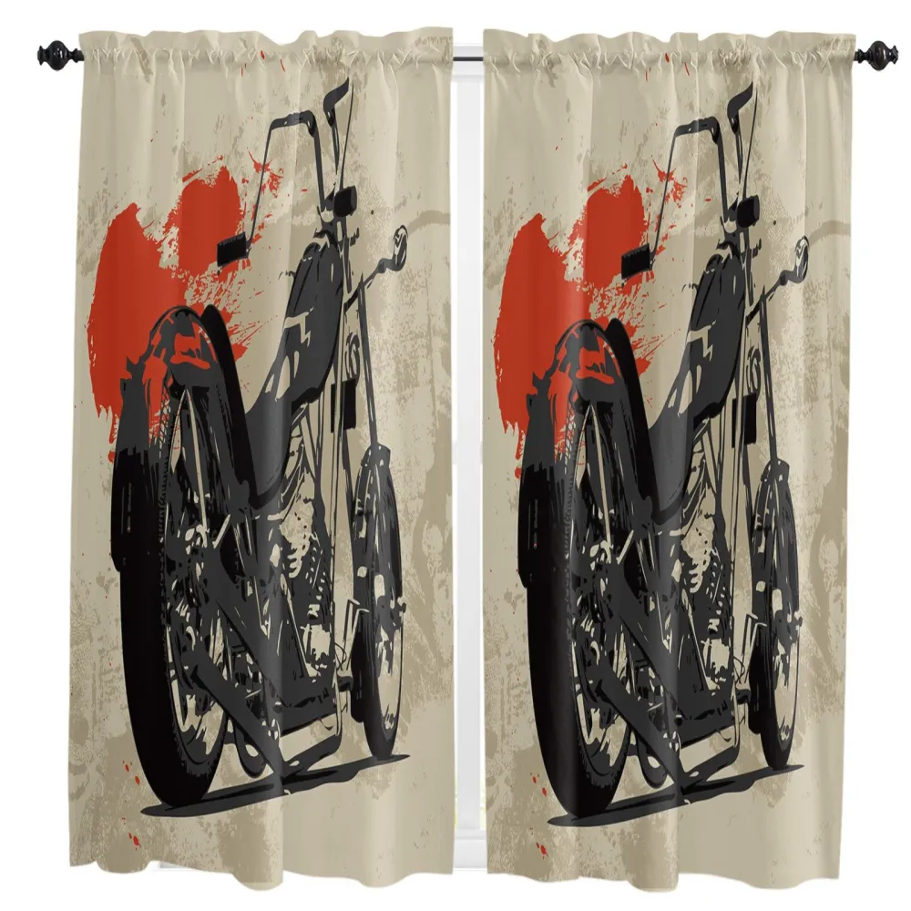 Rideau Moto Effet Peinture Antre du Motard
