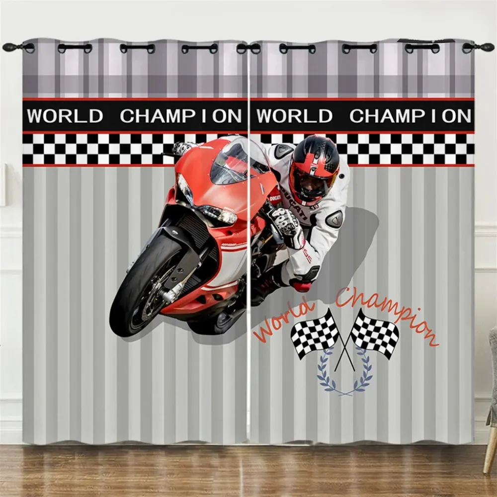 Rideau Moto Pilote de Course Antre du Motard