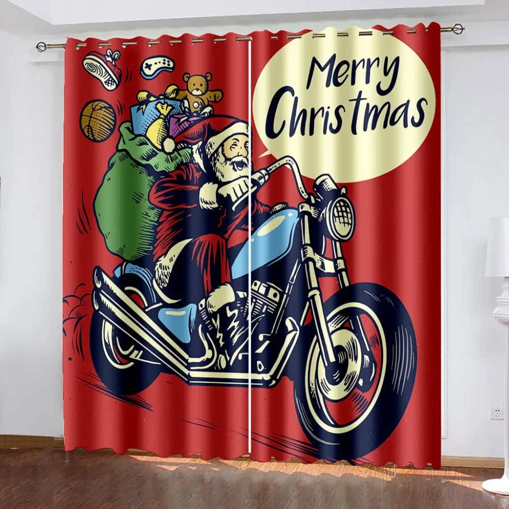 Rideau Moto Père Noël Antre du Motard