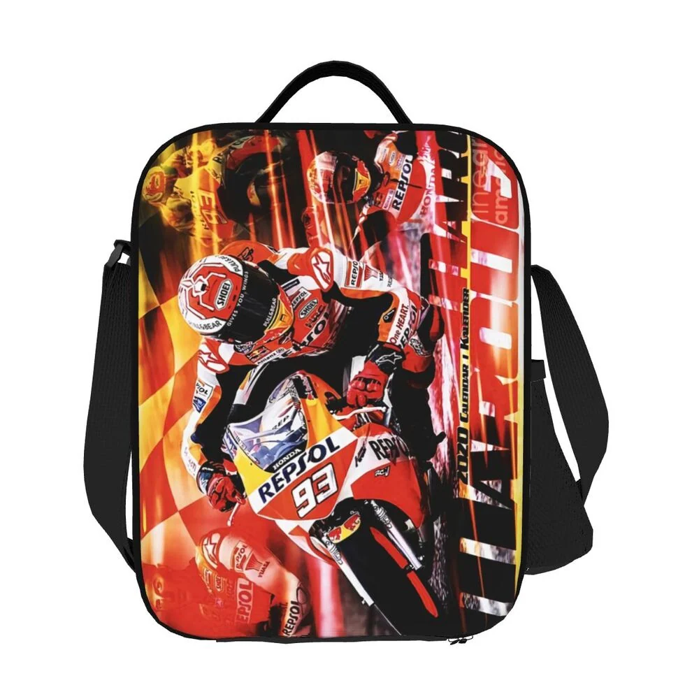 Sac Sacoche Isotherme Moto GP Marc Marquez en Virage Antre du Motard