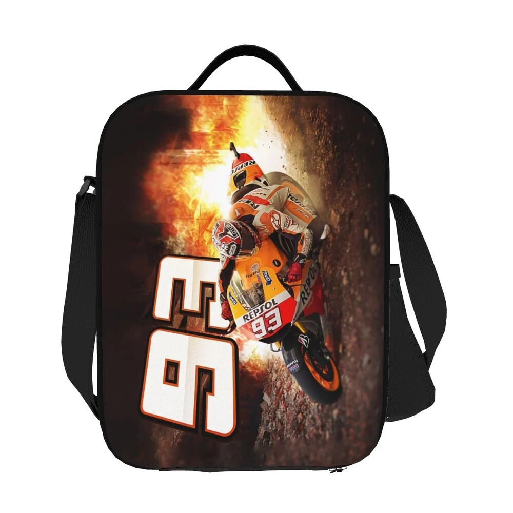 Sac Sacoche Isotherme Moto GP Marquez Pose le Genou Antre du Motard