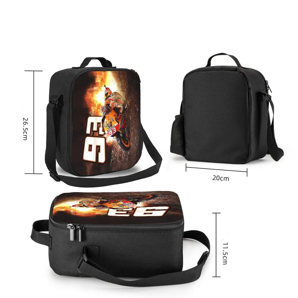Sac Sacoche Isotherme Moto GP Marquez Pose le Genou Antre du Motard