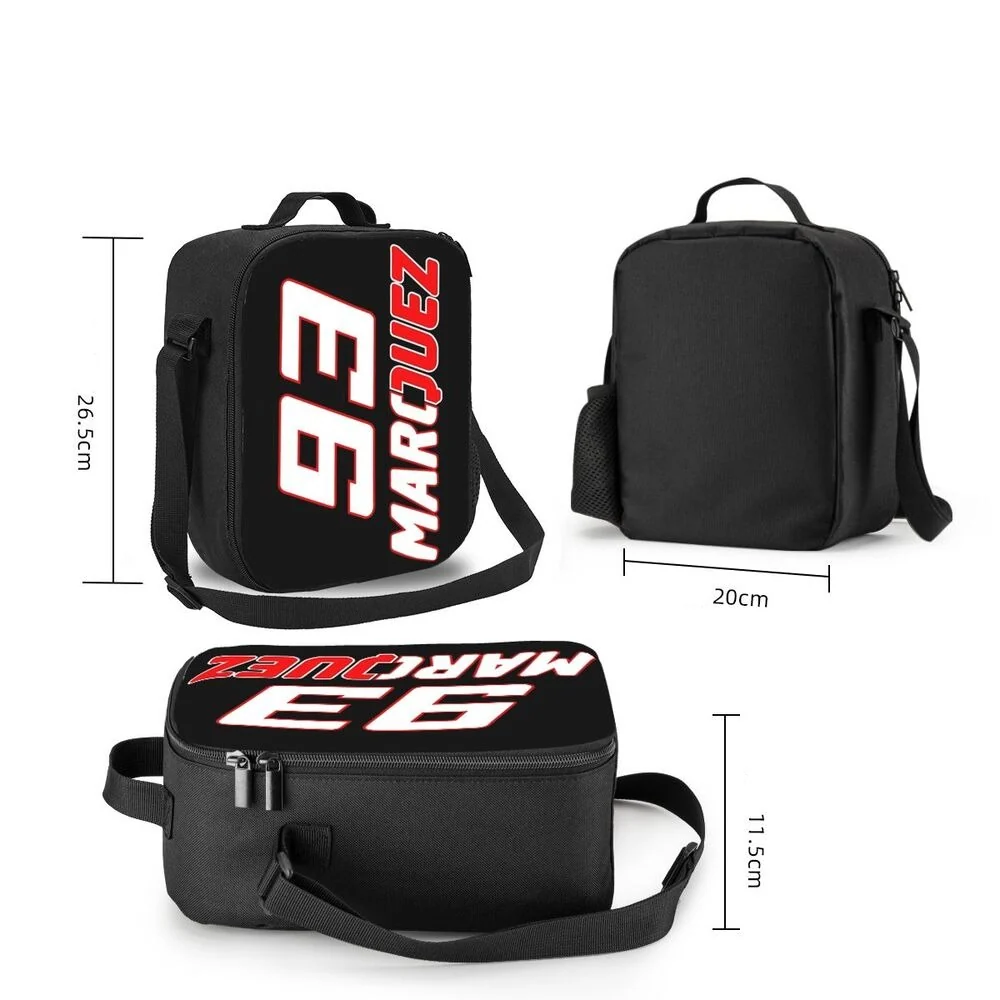 Sac Sacoche Isotherme Moto GP Pilote Numéro 93 Marc Marquez Antre du Motard