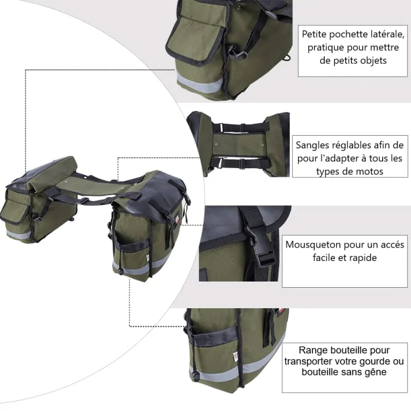 Sacoche moto cavaliere Antre du Motard