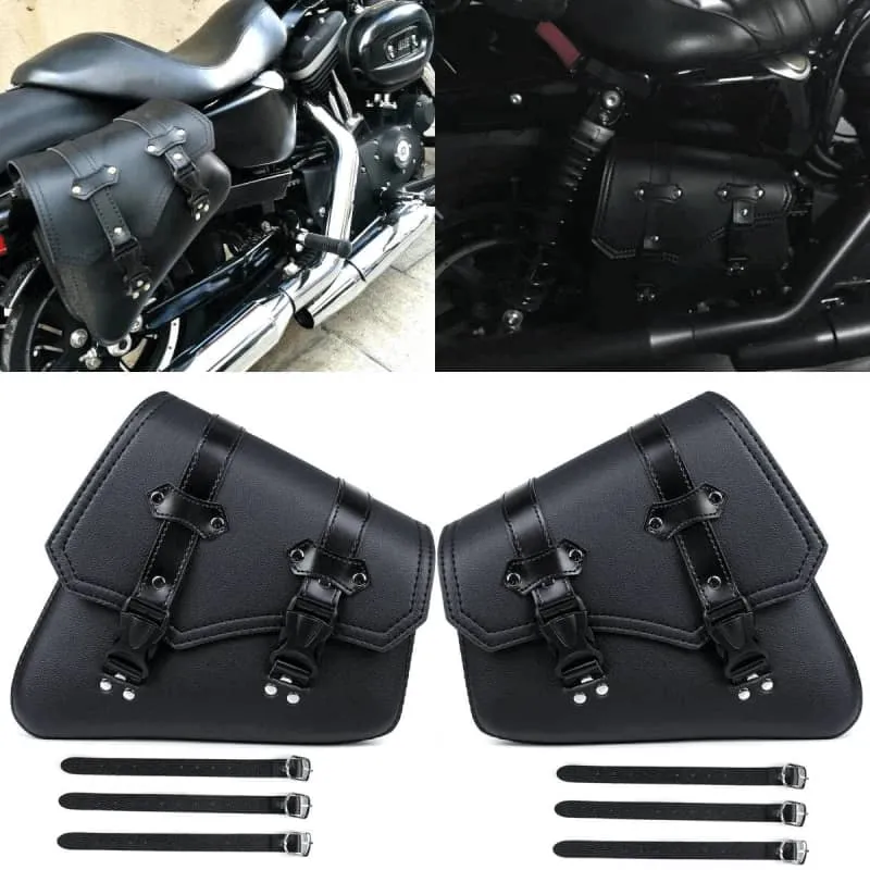 Sacoche de moto en cuir - Set de 2 Antre du Motard