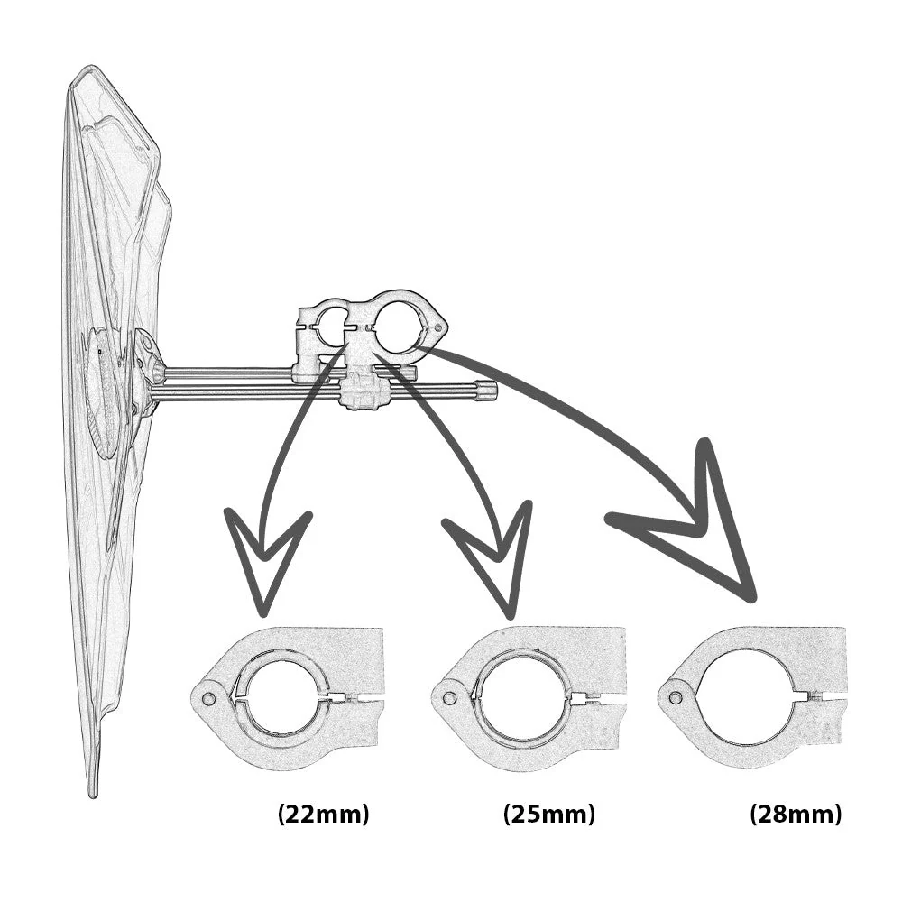 Saute-vent universel pour moto Antre du Motard