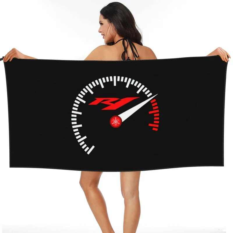 Serviette de Plage Moto R1 Antre du Motard