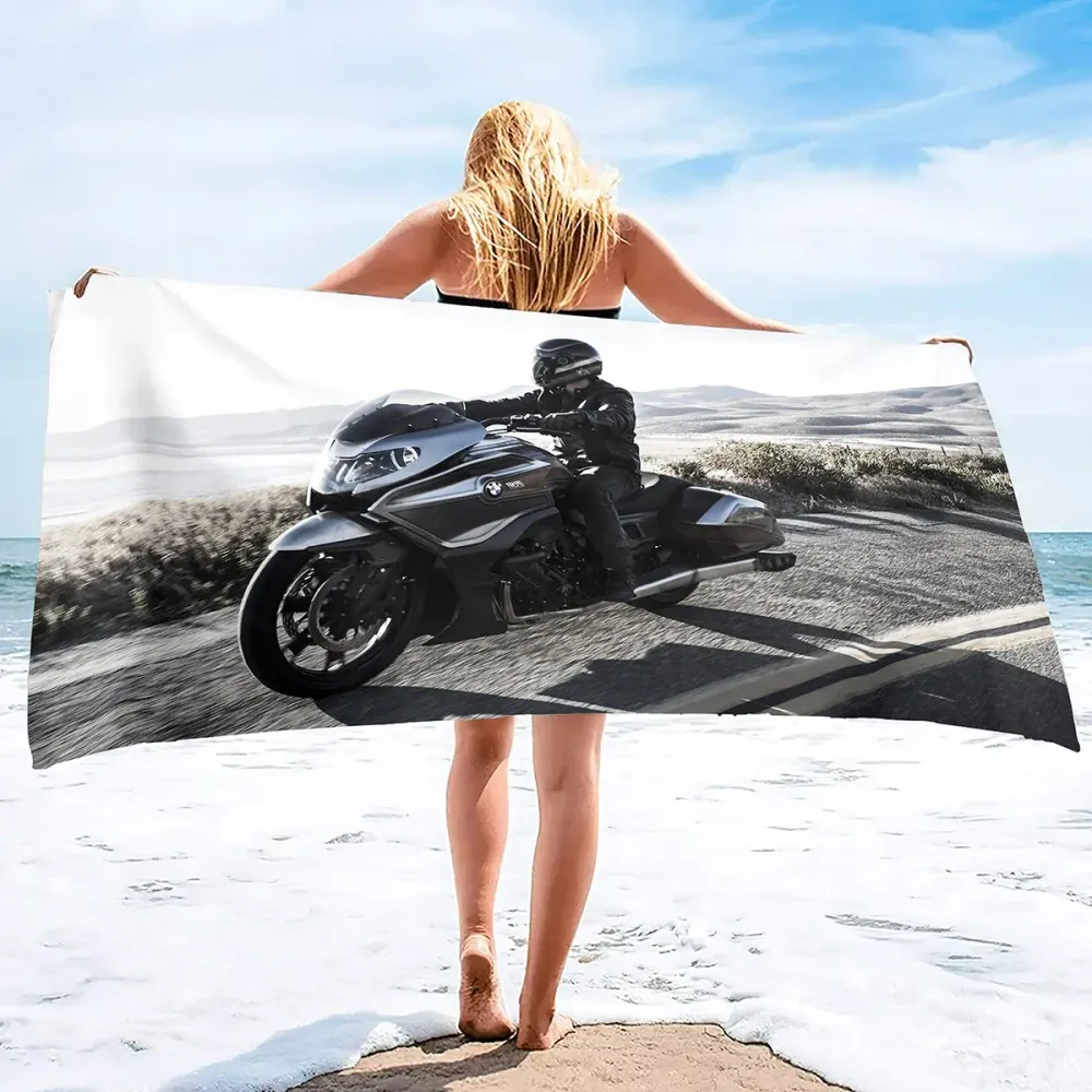 Serviette de Plage Moto Aventure Antre du Motard
