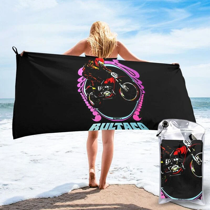 Serviette de Plage Moto Bultaco Voltige Antre du Motard