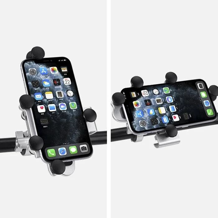Support téléphone moto haut de gamme en aluminium Antre du Motard