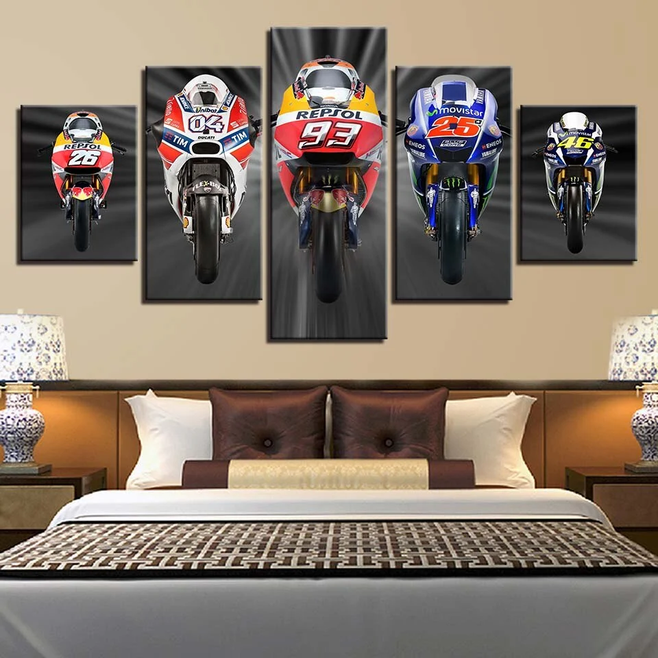 Tableau Moto GP Grand Prix Antre du Motard