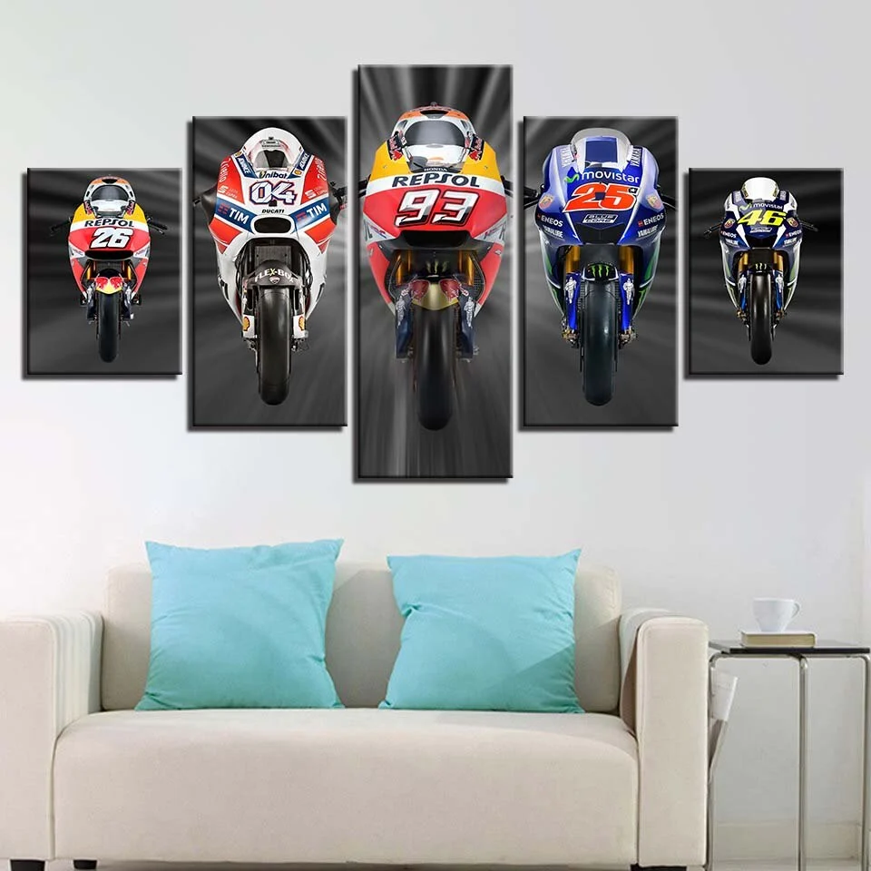 Tableau Moto GP Grand Prix Antre du Motard