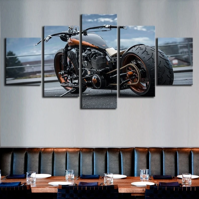 Tableau Moto Muscle Antre du Motard
