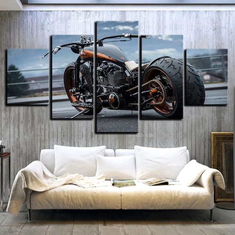 Tableau Moto Muscle Antre du Motard