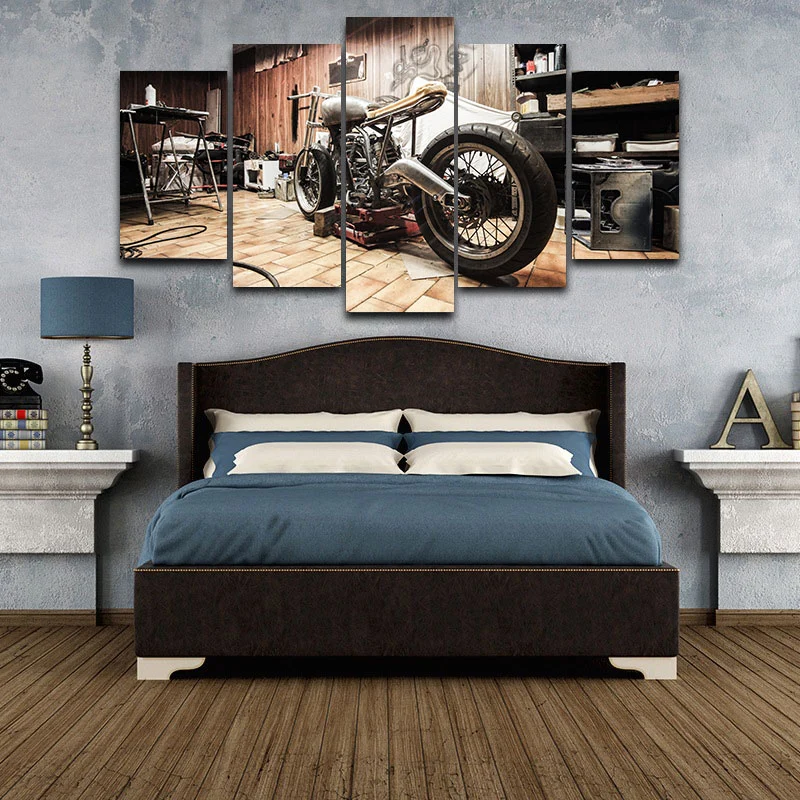 Tableau Moto Néo-Rétro Antre du Motard