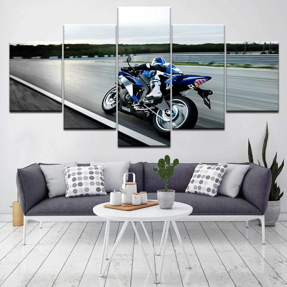 Tableau Moto Pilote sur Piste Antre du Motard