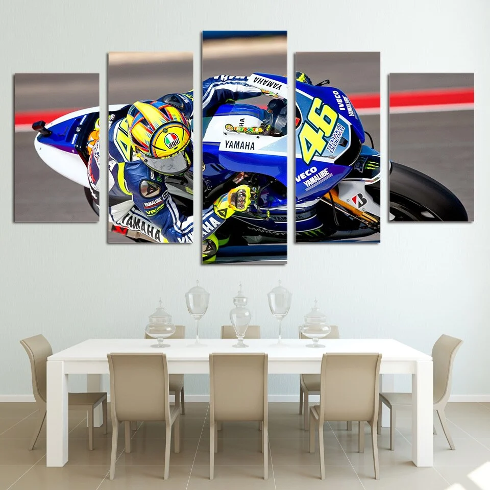 Tableau Moto Yamaha Circuit VR46 Antre du Motard