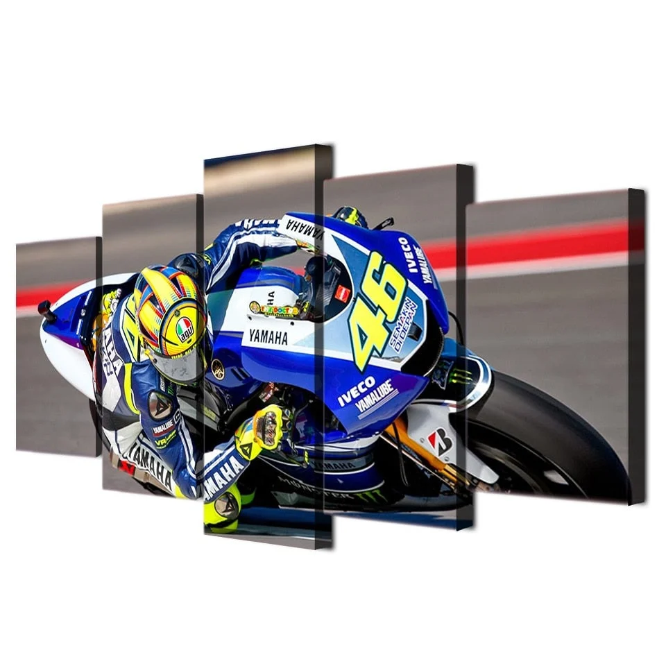 Tableau Moto Yamaha Circuit VR46 Antre du Motard