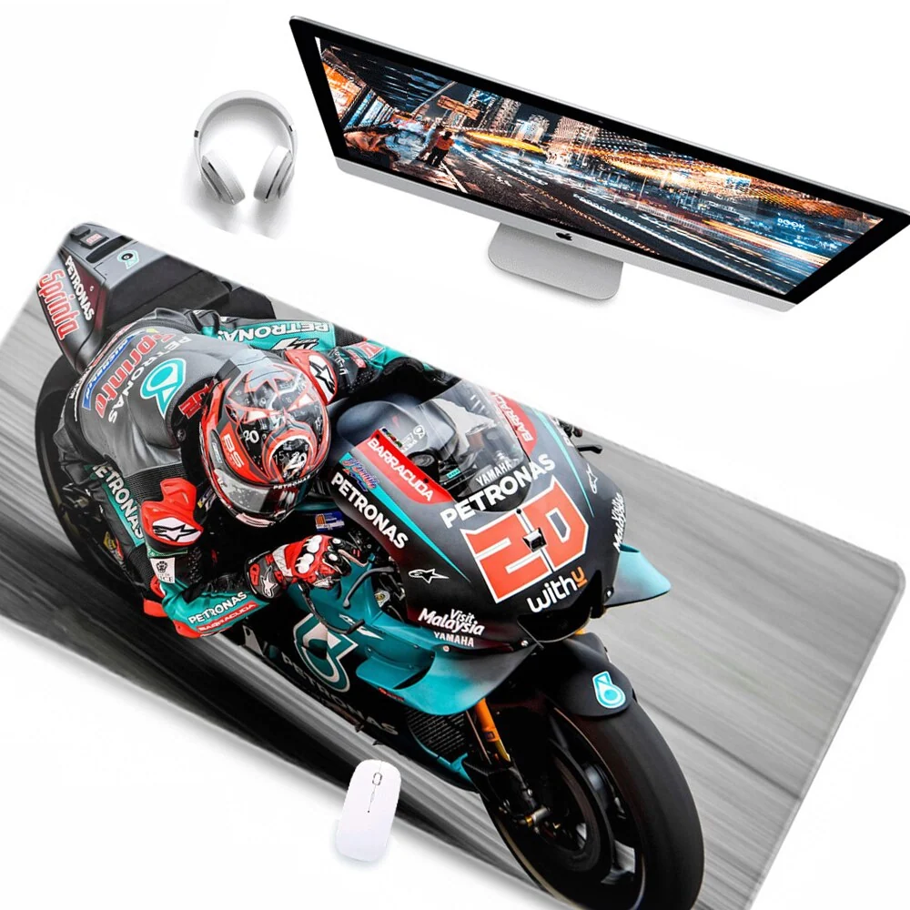 Tapis de Souris Moto GP Pilote Numéro 20 Antre du Motard
