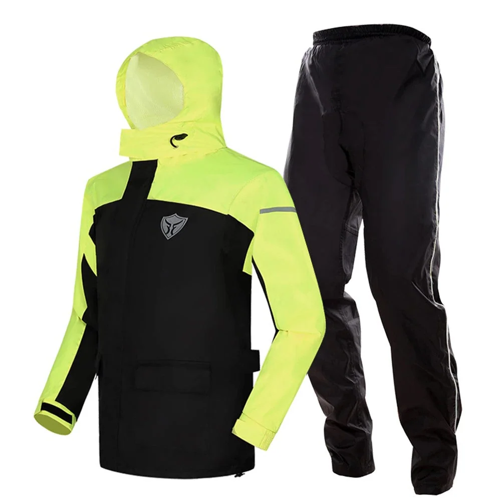 Tenue de Pluie Moto Fluo Antre du Motard