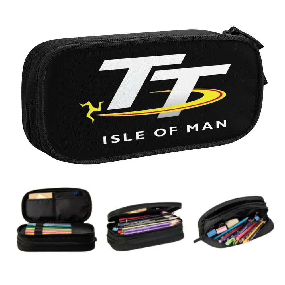 Trousse Scolaire Moto TT Isle Man Antre du Motard