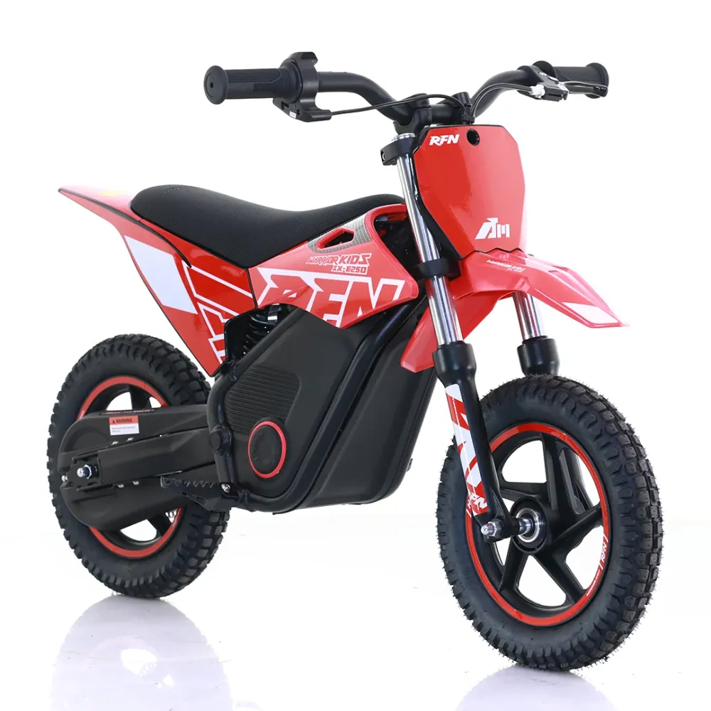 Apollo, RFN Warriors Kids SX-E250, Motocross Électrique au Lithium (36 Volts) (250 Watts) (3-6 Ans) Blue