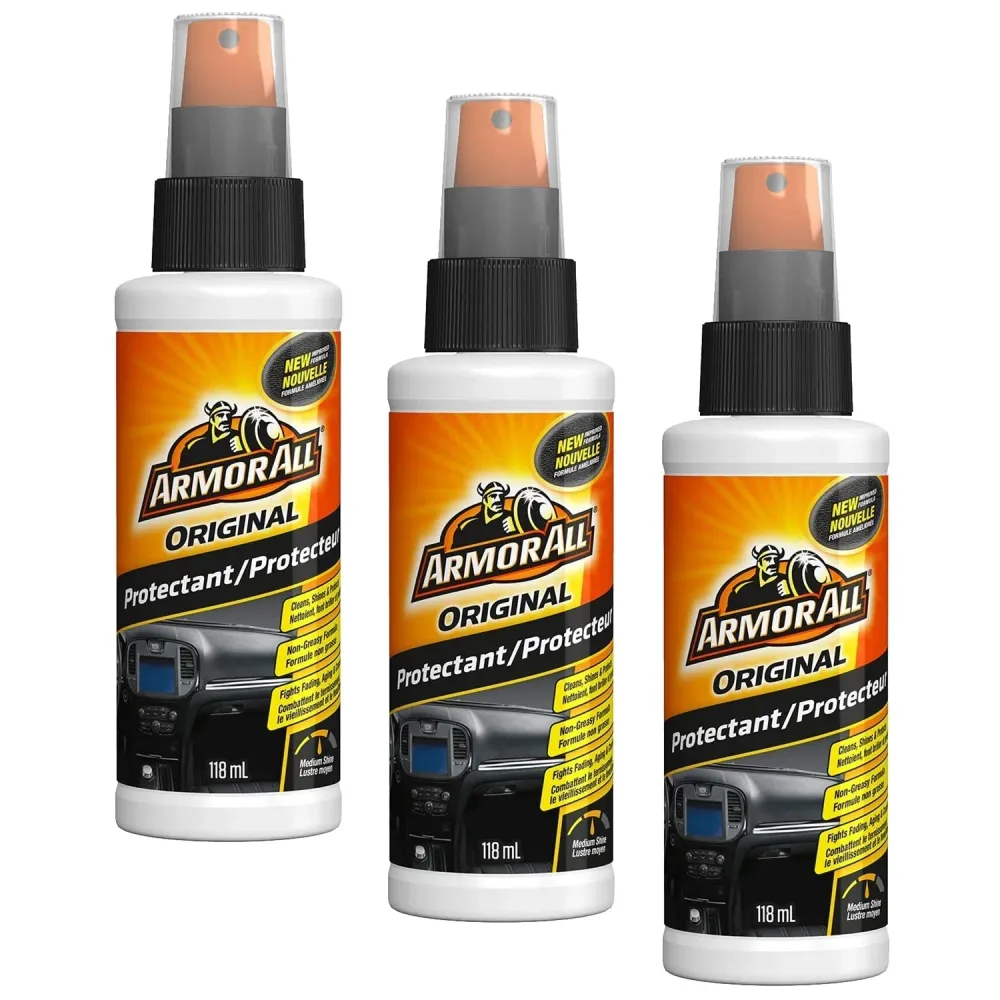ArmorAll - Ensemble de 3 Protecteur d'interieur pour Voiture, Protège des Rayons UV, 118mL