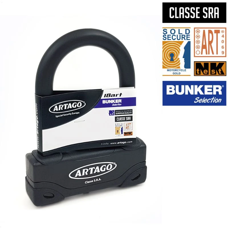 Antivol moto U SRA 85x125mm ARTAGO