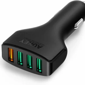 Aukey - Chargeur de voiture 355.5W Quick Charge à 4 ports CC-T9 Expedition Series