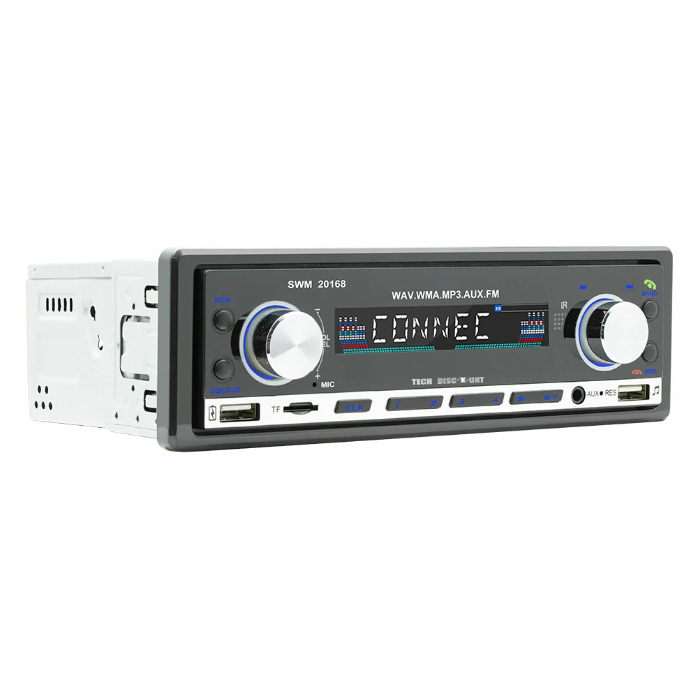 Autoradio Bluetooth 12V Autoradio universel lecteur MP3 Bluetooth mains libres USB musique sans perte Autoradio voiture noir
