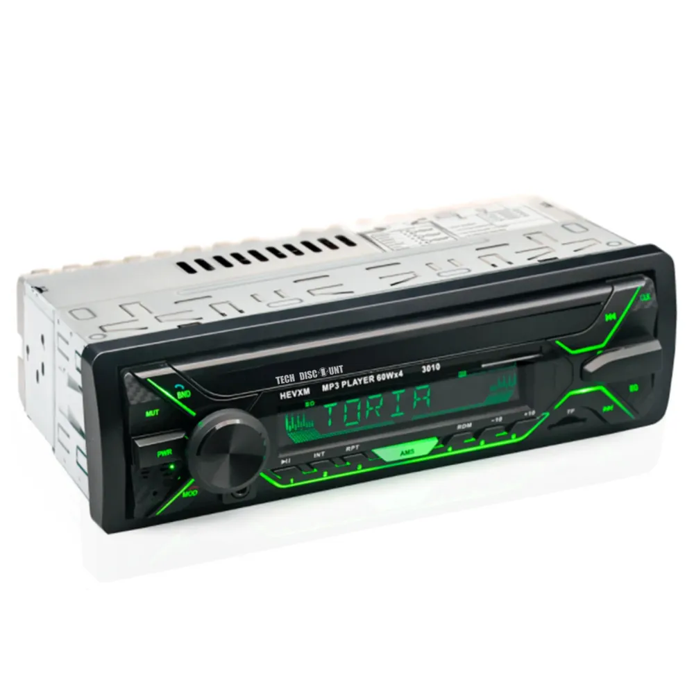 Autoradio bluetooth 60wx4 12V bluetooth radio FM stéréo lecteur mp3 fonction mains libres appels téléphoniques radio voitu...