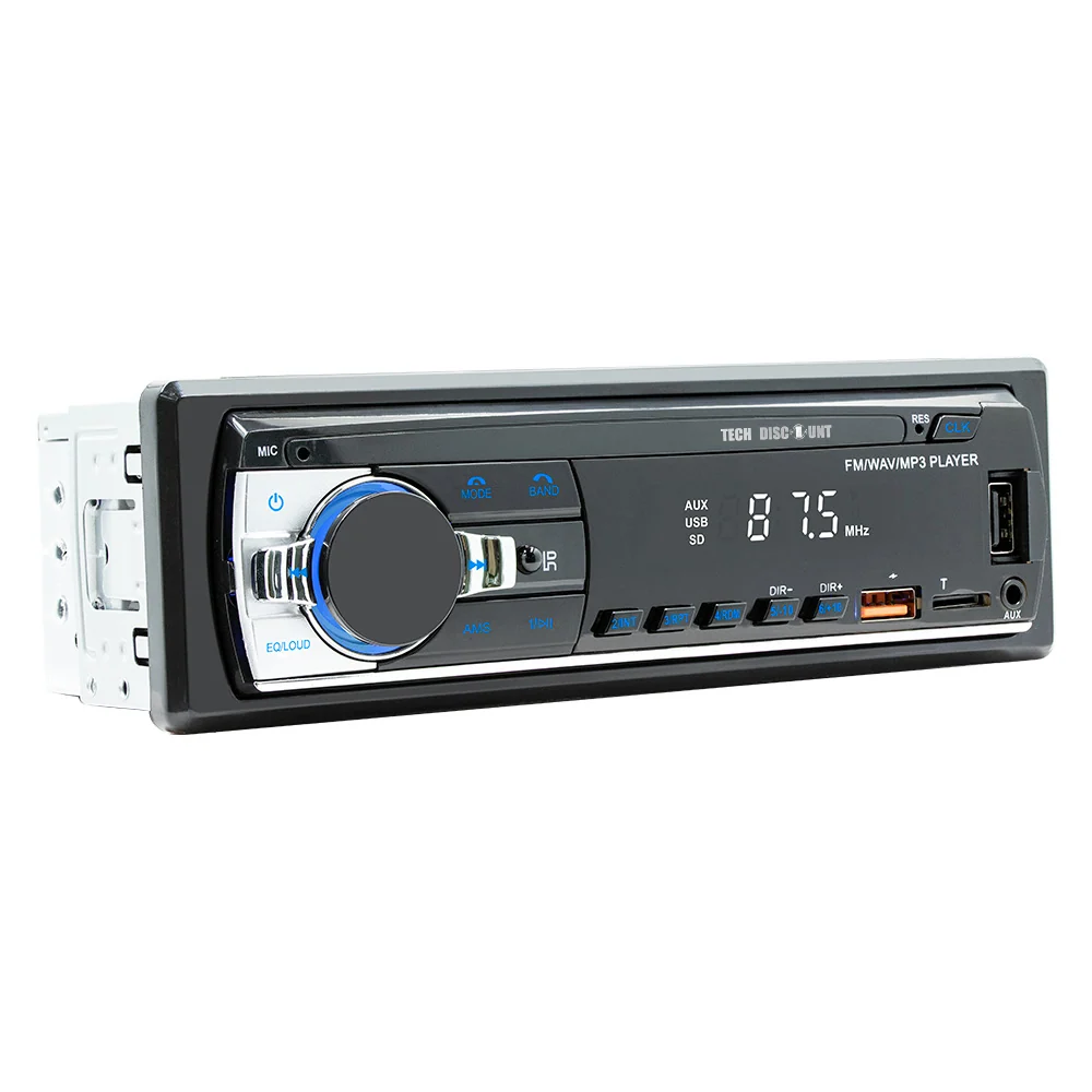 Autoradio Bluetooth lecteur MP3 universel pour voiture qualité de son sans perte modification centrale autoradio noir