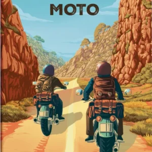 Carnet de voyage - Road-trip Moto (format poche) | Aventura