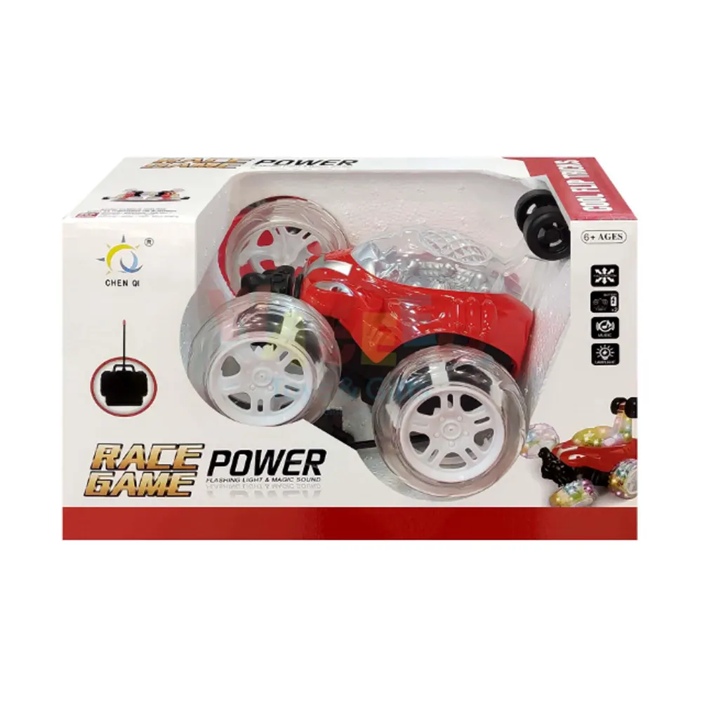 Voiture de Cascade Télécommandée – 6A+ Rouge Baby Spot