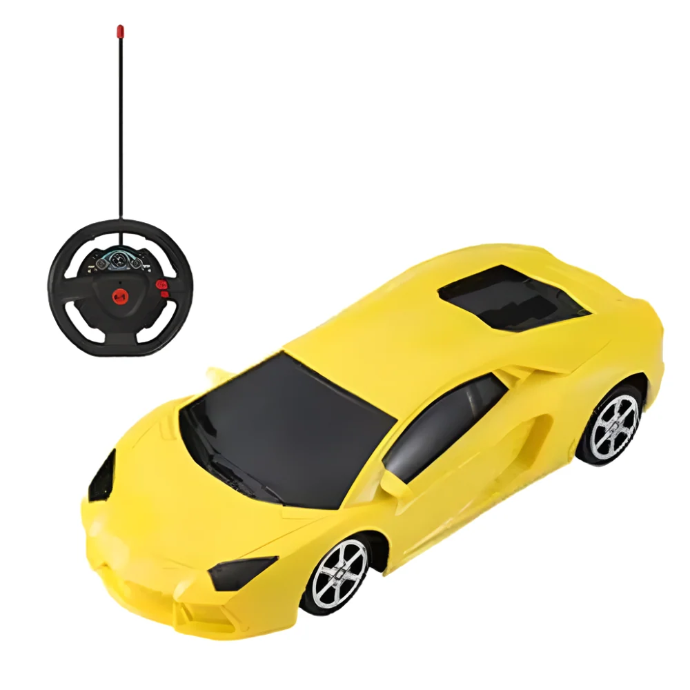 Voiture Télécommandée pour Enfants - Jaune Baby Spot