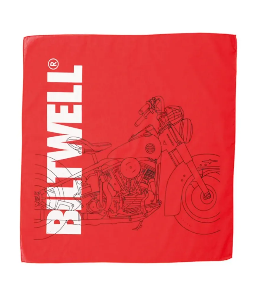 Bandana Moto Biltwell Pan Rouge