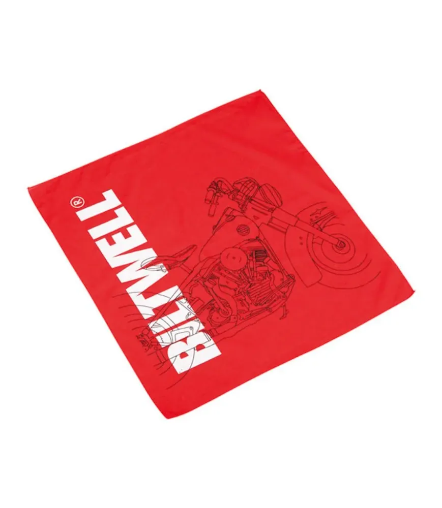 Bandana Moto Biltwell Pan Rouge