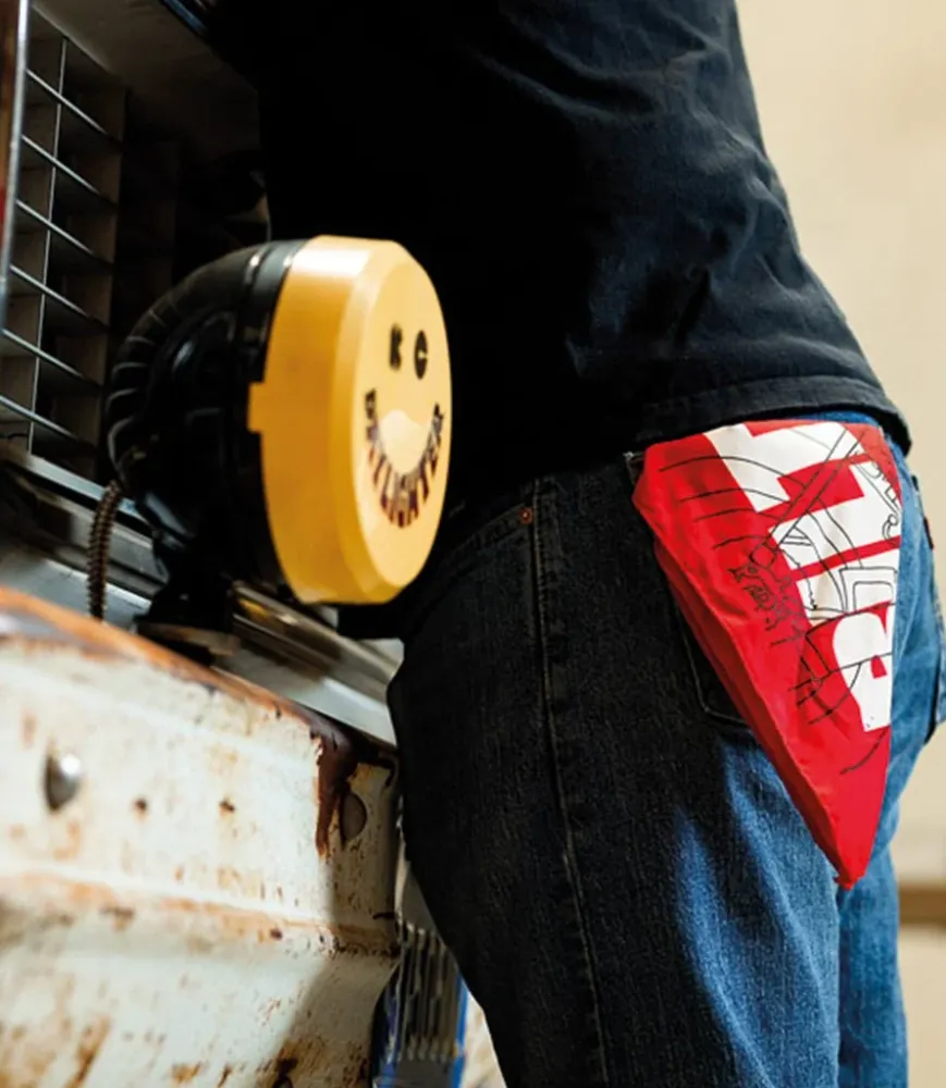 Bandana Moto Biltwell Pan Rouge