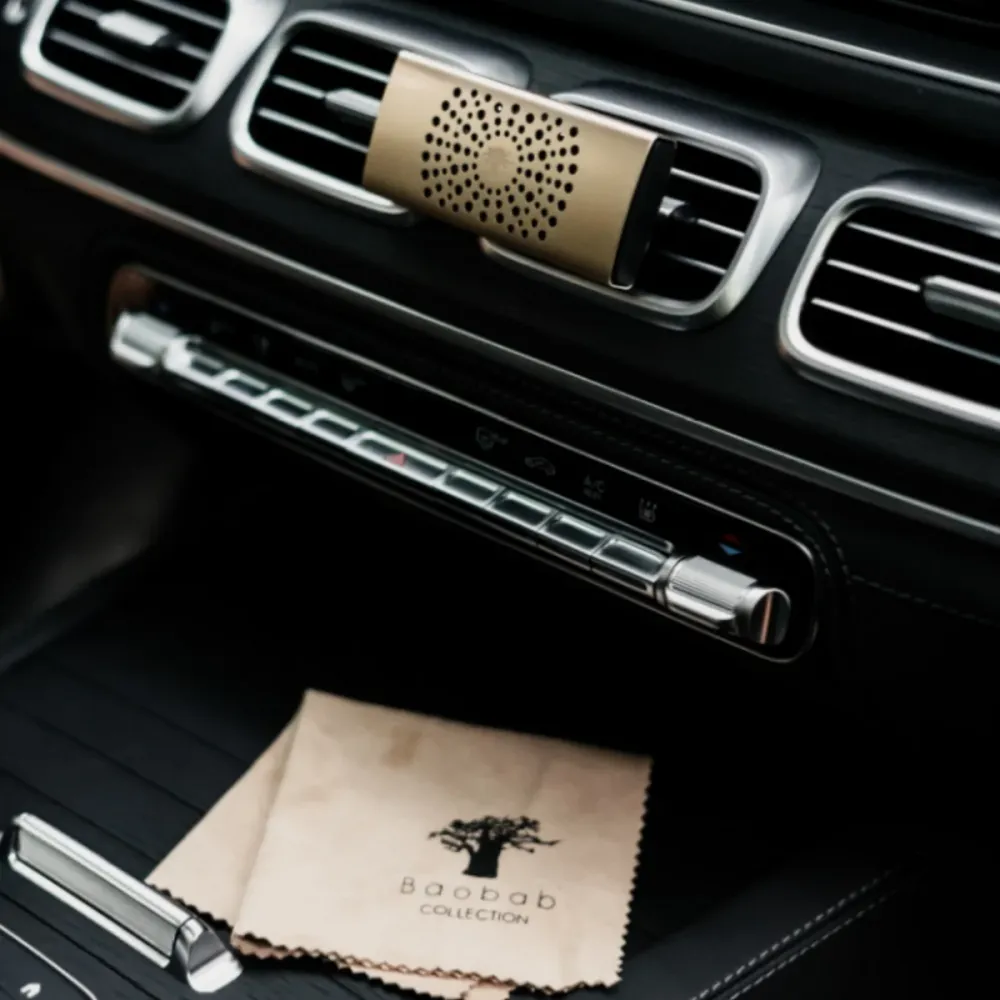 Diffuseur de voiture blanc perle Baobab Collection