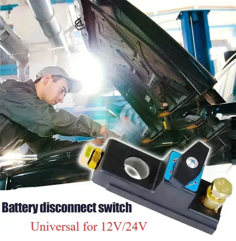 BatterySwitch 1+1 GRATUIT - 12V / 24V Pour Voiture Interrupteur Batterie De Déconnexion