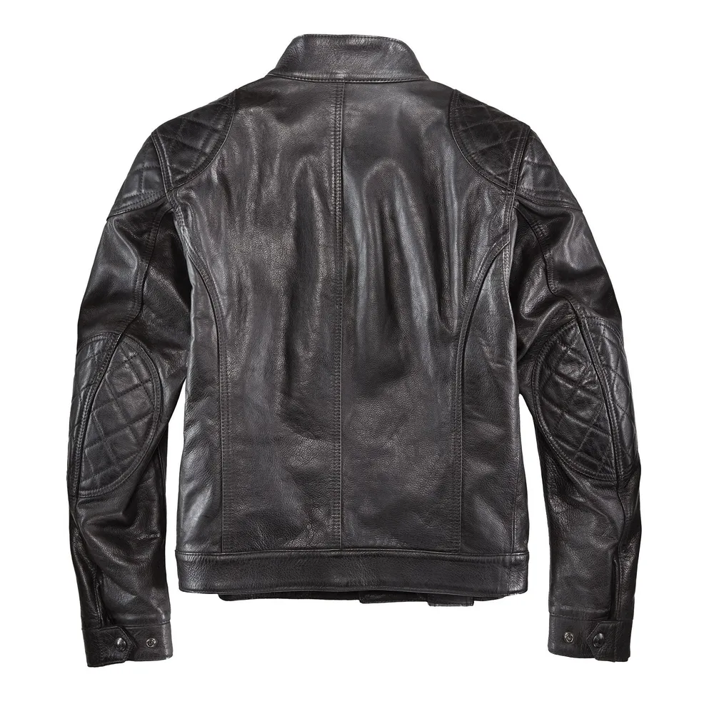 Blouson Moto Cuir Belstaff Brooklands Noir Belstaff Motorcycle