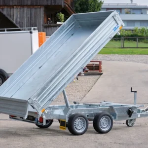 Benne tribenne Humbaur 3500 kg - Fuhrmann, ridelles en acier soudés