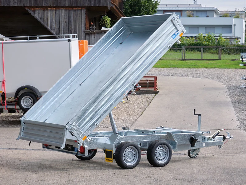 Benne tribenne Humbaur 3500 kg - Fuhrmann, ridelles en acier soudés