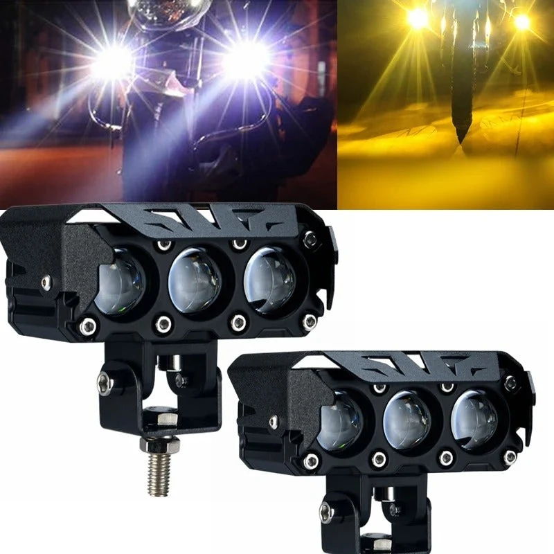 Feu de conduite de moto, feu auxiliaire LED (Burkina Faso) BF