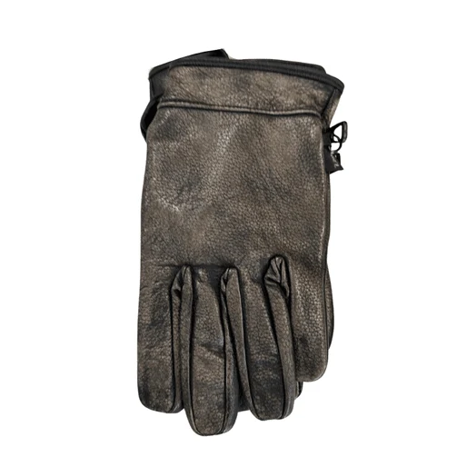 BFR Leather - Gants de Moto en Cuir Gris BFR SPORT