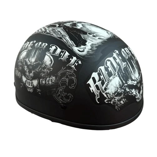 BFR424 Beene Ride or Die - Demi-Casque de Moto sans Palette 2xs BFR SPORT